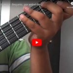 Tocando Intro Callada de Intocable en bajosexto