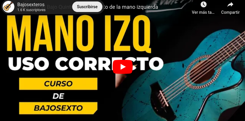 Uso correcto de la mano izquierda
